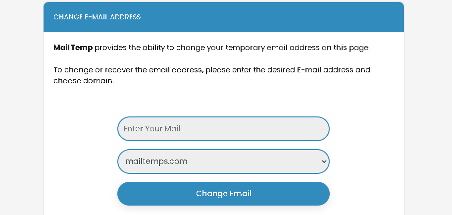 Change your Temporary Edu Email 10 minute mail