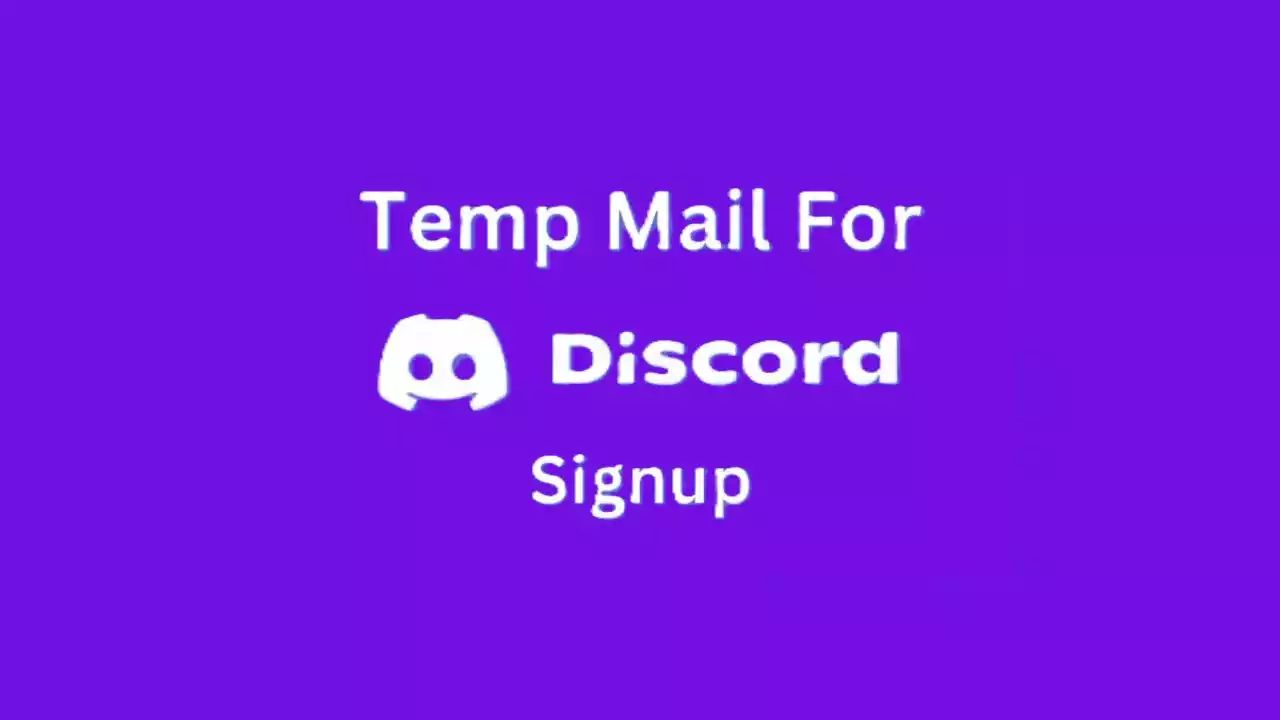 Temp Mail for discord