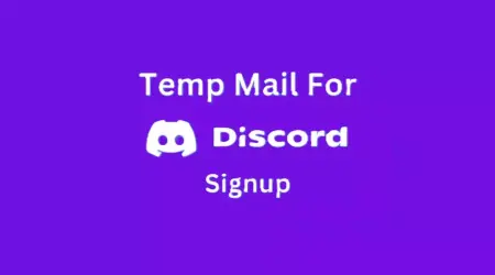 Temp Mail for discord